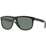 Ray-ban Boyfriend RB4147 601/58 Polarized L (60) Črna/Zelena Cene