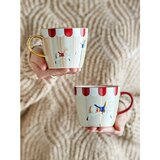 Bloomingville Krem šalice u setu 2 kom s božićnim motivom od kamenine 300 ml Merry-go-round – | shoptok.hr