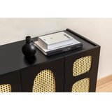 Hanah home komoda Simona 80 120x80x40cm crna | Eponuda.ba