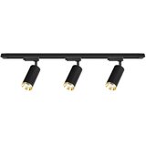  Reflektor za šinski sistem MICA 3xGU10/10W/230V crna/zlatna | Eponuda.com