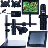 digitalni mikroskop earth pro MCEP-0.5X-PZRR z nastavljivo roko + 8-PALČNI zaslon za mikroskop + nosilec zaslona za digitalni mikroskop, (22083449)