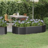 Furnova Visoka greda iz prašno premazanega jekla 175x100x36 cm antracit, (21920758) Cene