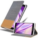 Cadorabo Ohišje, združljiv z Motorolo v svetlo sivo rjavi barvi - zaščitni pokrov z magnetnim zapiranjem, stoječo funkcijo in režo za kartico, (20568039) | Shoptok.si