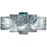  Slika - Sparkling Dandelions (5 Parts) Blue Wide 100x50 | shoptok.hr