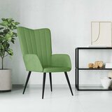  Stolica za opuštanje svjetlozelena baršunasta | shoptok.hr