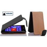 Cadorabo Ohišje, združljivo z Nokia Lumia 925 v kaviar črna - Zaščitni ovitek v obliki flipa iz gladkega umetnega usnja, (20566384) | Shoptok.si