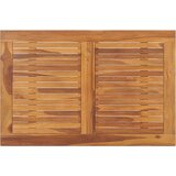  Sklopivi vrtni blagovaonski stol 90x60x75 cm masivna tikovina | shoptok.hr