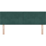  LED uzglavlje dugmadi tamnozelena 72 cm baršun | shoptok.hr