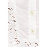 Custommade Bombažna bluza ženska, bela barva | Shoptok.si