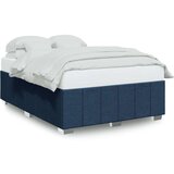 vidaXL Okvir za krevet bez madraca plavi 140 x 190 cm od tkanine | shoptok.hr