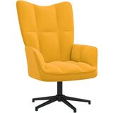  Stolica za opuštanje boja senfa baršunasta | shoptok.hr
