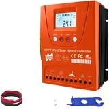 Hibridni solarni vetrovni regulator, 1500W vetrovna energija, 1500W solarna energija, Wind1500W Solar1500W, Auto 12V 24V, Zunanji hibridni veter-sonce, (5000202107)