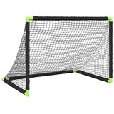  Dječji nogometni gol sklopivi crni 90 x 64 x 64 cm | shoptok.hr