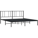  Metalni okvir za krevet s uzglavljem crni 183x213 cm | Eponuda.ba