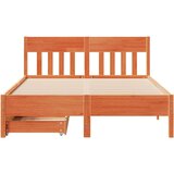 vidaXL Okvir kreveta bez madraca voštano smeđi 150x200 cm od borovine | shoptok.hr