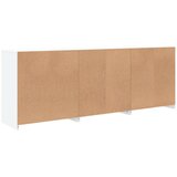  Komoda s LED svjetlima bijela 181,5x37x67 cm | shoptok.hr
