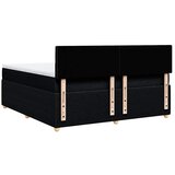  Krevet s oprugama i madracem crni 180x200 cm od tkanine | shoptok.hr