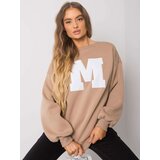 ex moda Sweatshirt-EM-BL-617-1.34X-dark beige | Shoptok.si