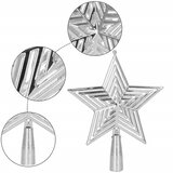 springos božićni ukras "Zvijezda", 14,5 cm, srebrna | shoptok.hr