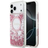  Maska Guess Resin Bottom Glitter MagSafe zaiPhone 17 Pro Max pink | Eponuda.com