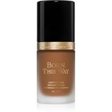 Too Faced Born This Way Flawless Coverage Natural Finish Foundation prekrivni tekoči puder za naraven videz odtenek Chestnut 30 ml | Shoptok.si