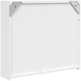  Kupaonski ormarić s ogledalom i LED svjetlom bijeli 60x13x52 cm | shoptok.hr