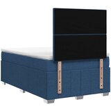  LED okvir za krevet s madracem Plava 120 x 200 cm Tkanina | shoptok.hr