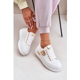 Boto Women's Platform Sneakers With Decorative Detail White Annisae | Shoptok.si