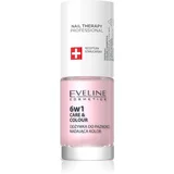 Eveline Cosmetics Nail Therapy Care & Colour balzam za nohte 6 v 1 odtenek Pink 5 ml