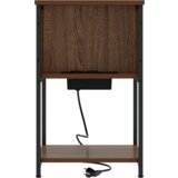 vidaXL Noćni Ormari s policom s pohranom 2 pcs Smeđi hrast 40 x 40 x 61 cm | shoptok.hr