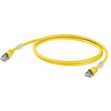 Weidmüller 1251580020 RJ45 omrežni kabel\, Patch kabel CAT 6a S/FTP 2.00 m rumena UL-certificirano 1 kos, (20530658) Cene