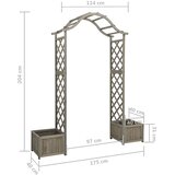  Vrtna pergola sa sadilicom siva od masivne jelovine | Eponuda.com