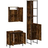  3-dijelni set kupaonskog namještaja boja hrasta drveni | shoptok.hr