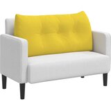  Jastuk za leđa Svijetlo žuta 100 x 24 x 50 cm tkanina | shoptok.hr