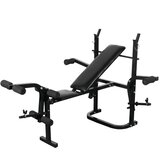  Klupa za dizanje utega sa stalkom i setom utega 60 5 kg | shoptok.hr