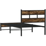  Metalni okvir kreveta bez madraca boja hrasta 100x200 cm | Eponuda.ba