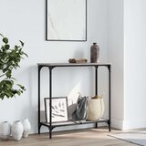  Konzolni stol siva boja hrasta 75x30 5x75 cm konstruirano drvo Cijene
