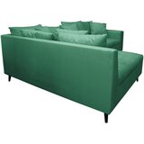 MID.YOU Ecksofa inkl. Hocker, mikrovlakna zelena | Shoptok.si