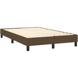  Krevet s oprugama i madracem tamnosmeđi 120 x 200 cm od tkanine | shoptok.hr