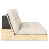 Karup Design Siva/bež lanena sklopiva sofa 196 cm Base – | shoptok.hr