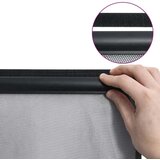  Zastor protiv insekata s mrežom crni 100 x 220 cm poliesterski | shoptok.hr