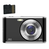 INF digitalni fotoaparat 4K 48MP spletna kamera s 16x povečavo in pomnilniško kartico 32 gb black, (21266059) cene
