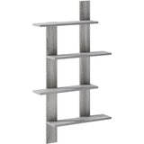  Polica na zidu Siva Sonoma 61 x 13,5 x 105 cm Konstruirano drvo Cijene