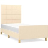  Okvir za krevet bez madraca krem 90x190cm od tkanine | shoptok.hr