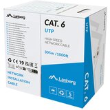 Lanberg LAN CABLE UTP CAT.6 305M SOLID CU LSZH GREY CPR + FLUKE PASSED Cijene