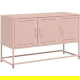 vidaXL TV ormarić ružičasti 100,5x39x60,5 cm čelični | shoptok.hr
