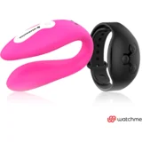 Dual Pleasure Wireless Technology Watchme Fuchsia-Black