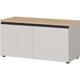 Germania Sivo-bež/v svetli naravni barvi omarica za čevlje s klopjo 96x49x41 cm Cormano – Cene