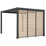 SUNFUN Bočna stranica paviljona - lamelna za paviljon Lucca (D x V: 123 x 233 cm) | shoptok.hr