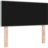 vidaXL Uzglavlje s kristalnim gumbima, svjetlosivo, 90 cm od baršuna | shoptok.hr